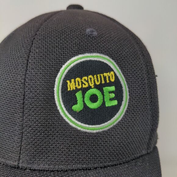 Mosquito Joe Mens FlexFit Hat Black Stretch Embroidered Logo Pest Control - Picture 4 of 10